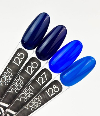 Гель лак для нігтів Valeri Color №128 (блакитний) 6 мл