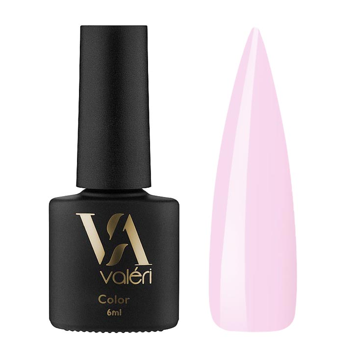 Гель лак для ногтей Valeri Color №133 (бледно-розовый) 6 мл