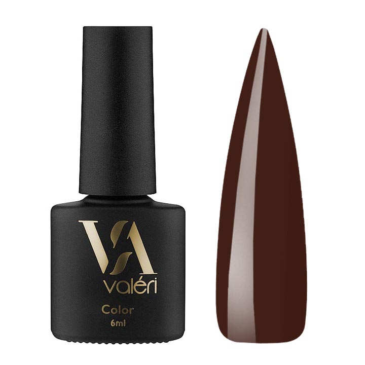 Гель лак для нігтів Valeri Color №146 (коричневий) 6 мл