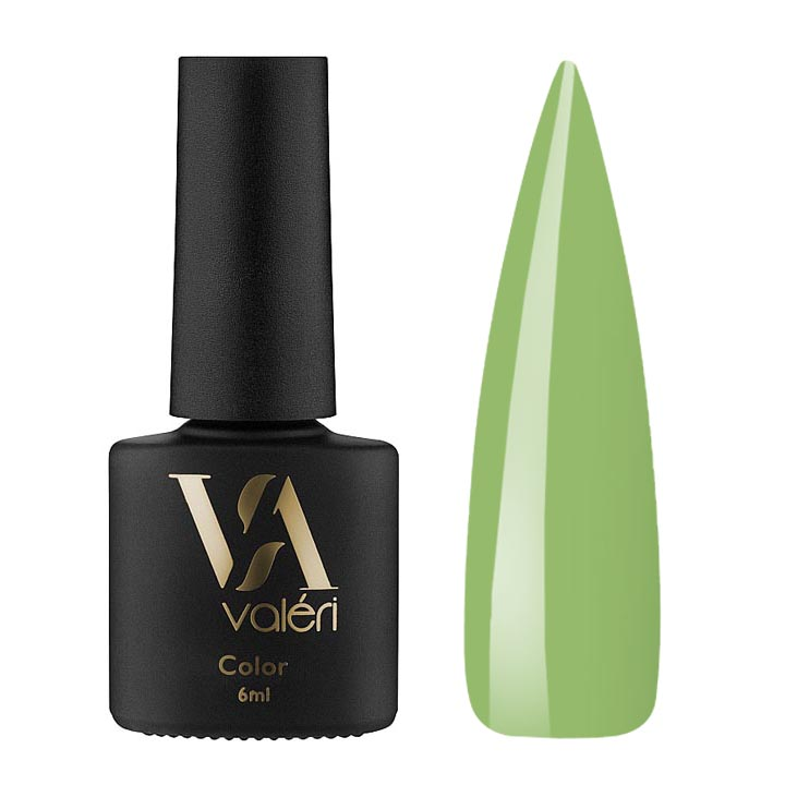 Гель лак для нігтів Valeri Color №148 (світло-зелений) 6 мл