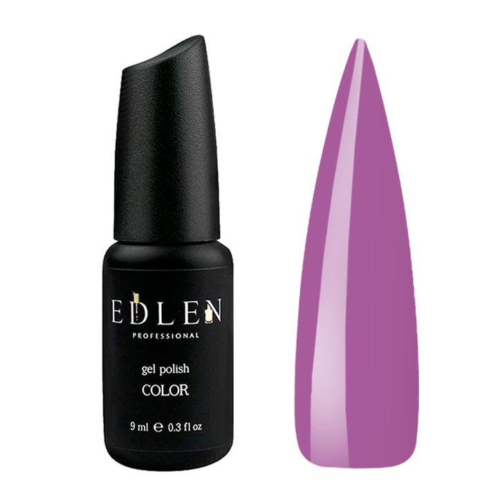 Гель лак для нігтів EDLEN №017 (бузково-фіолетовий) 9 мл