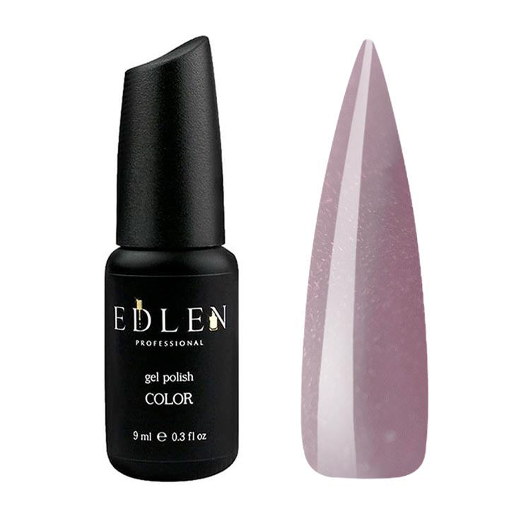 Гель лак для нігтів EDLEN №020 (рожеве какао, мікроблиск) 9 мл