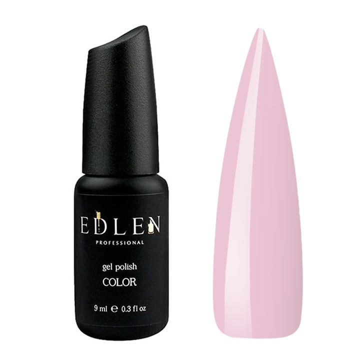 Гель лак для ногтей EDLEN №021 (бледно-розовый) 9 мл