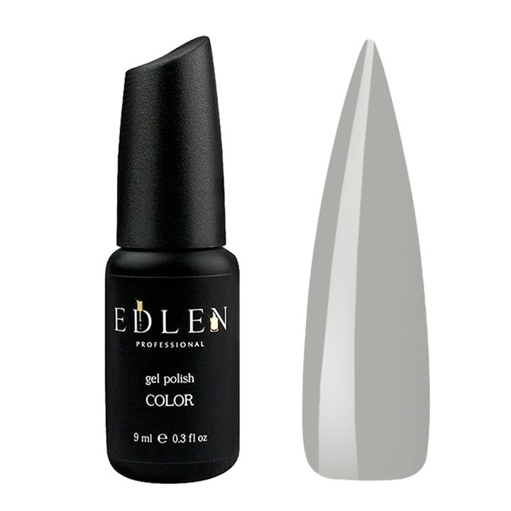 Гель лак для нігтів EDLEN №037 (світло-бежевий з сірим підтоном) 9 мл