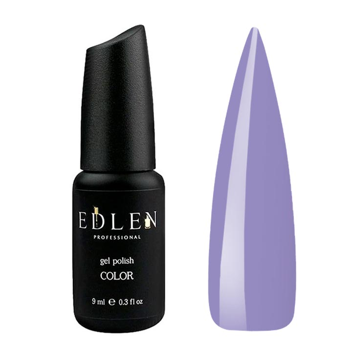 Гель лак для нігтів EDLEN №043 (фіолетово-синій) 9 мл