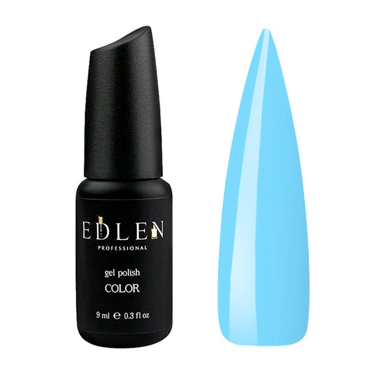 Гель лак для нігтів EDLEN №047 (блакитний) 9 мл