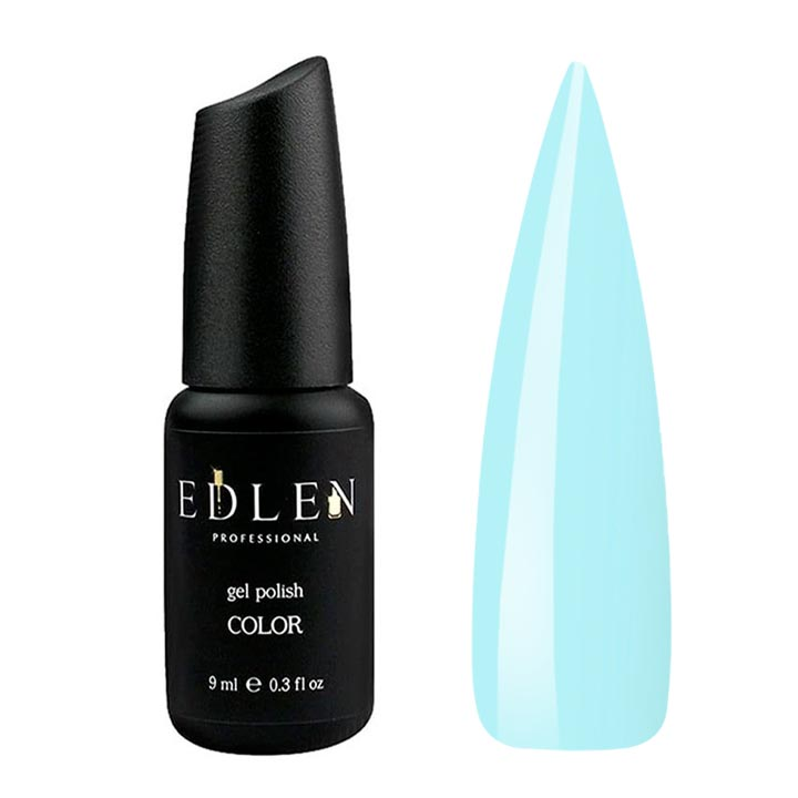 Гель лак для ногтей EDLEN №049 (голубовато-бирюзовый) 9 мл