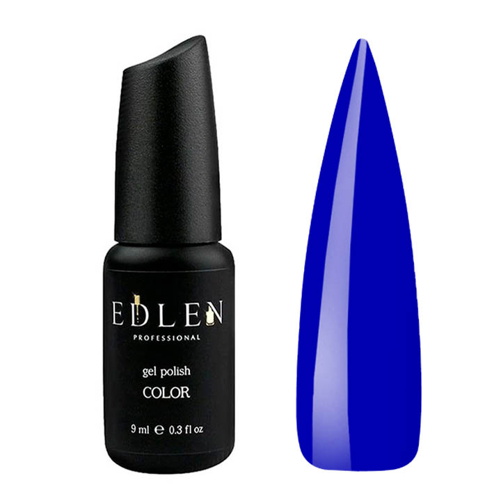 Гель лак для нігтів EDLEN №054 (синій електрик) 9 мл