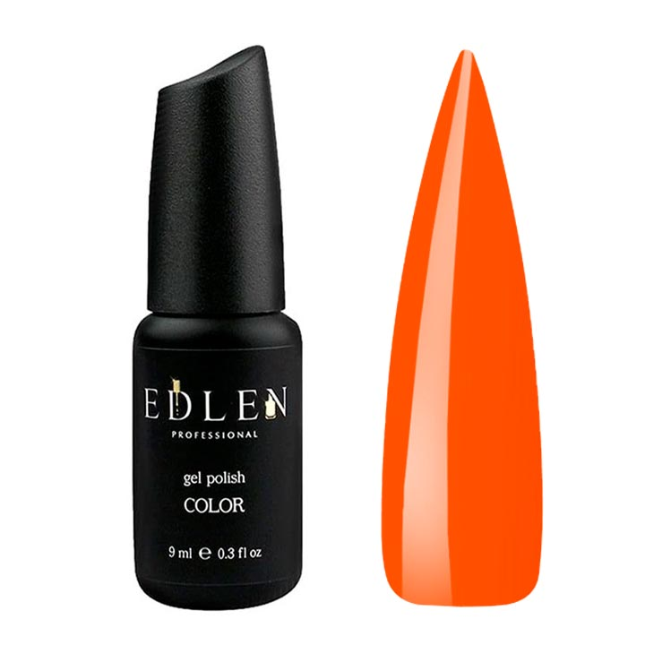 Гель лак для нігтів EDLEN №070 (помаранчевий) 9 мл