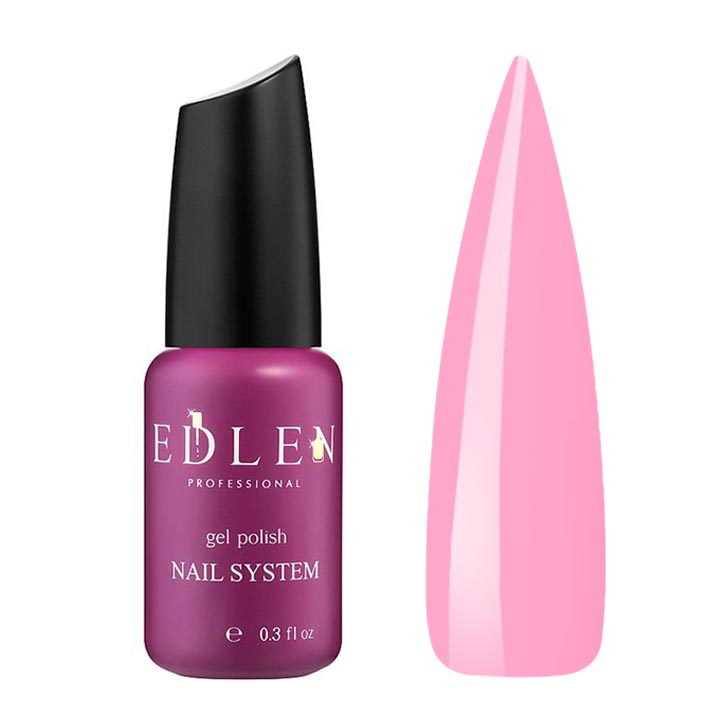 Камуфлююча база для нігтів Edlen New Formula Base Colored №013 (Barbie-рожевий), 9 мл
