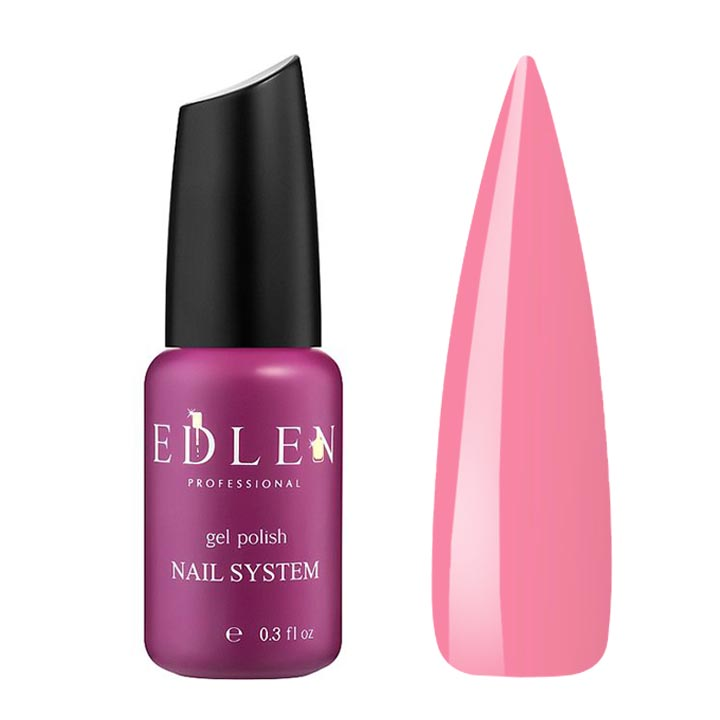 Камуфлююча база для нігтів Edlen New Formula Base Nude №004 (світло-рожевий) 9 мл