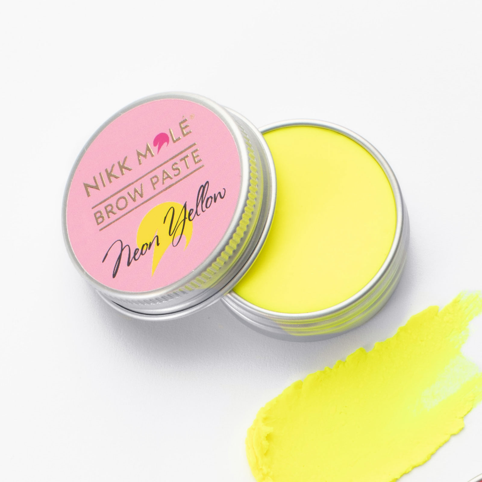 Паста для розмітки брів NIKK MOLE Neon Yellow Brow Paste 15 мл