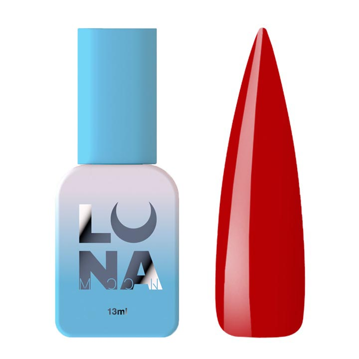 Гель лак для ногтей LUNA Color №005 (насыщенный красный) 13 мл