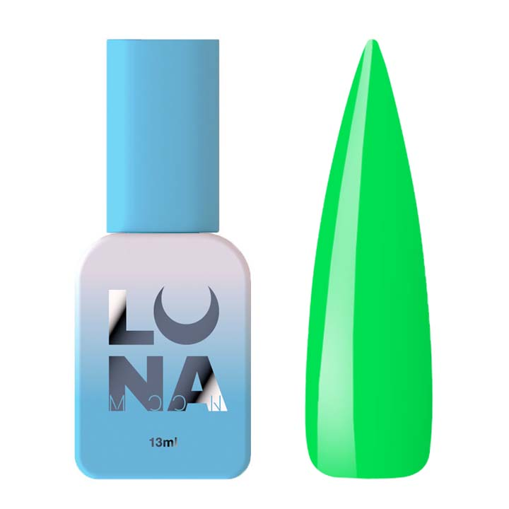 Гель лак для ногтей LUNA Color №146 (светло-зеленый,неон) 13 мл
