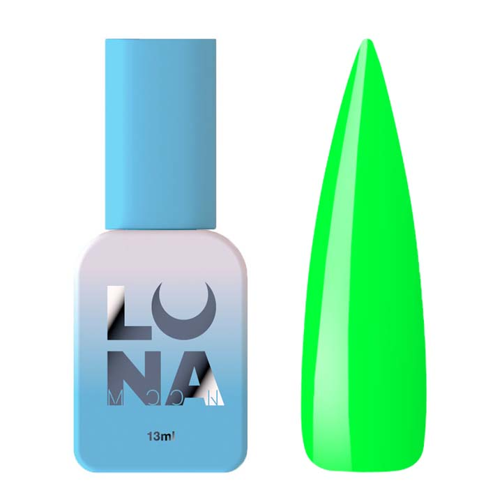 Гель лак для нігтів LUNA Color №149 (насичено-зелений,неон) 13 мл