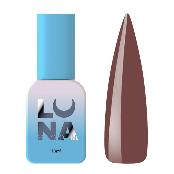 Гель лак для нігтів LUNA Color №017 (коричнево-бежевий) 13 мл
