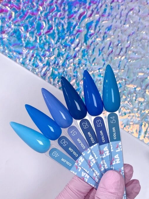 Гель лак для нігтів LUNA Color №050 (ніжно блакитний) 13 мл