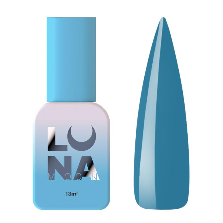 Гель лак для нігтів LUNA Color №054 (яскраво блакитний) 13 мл