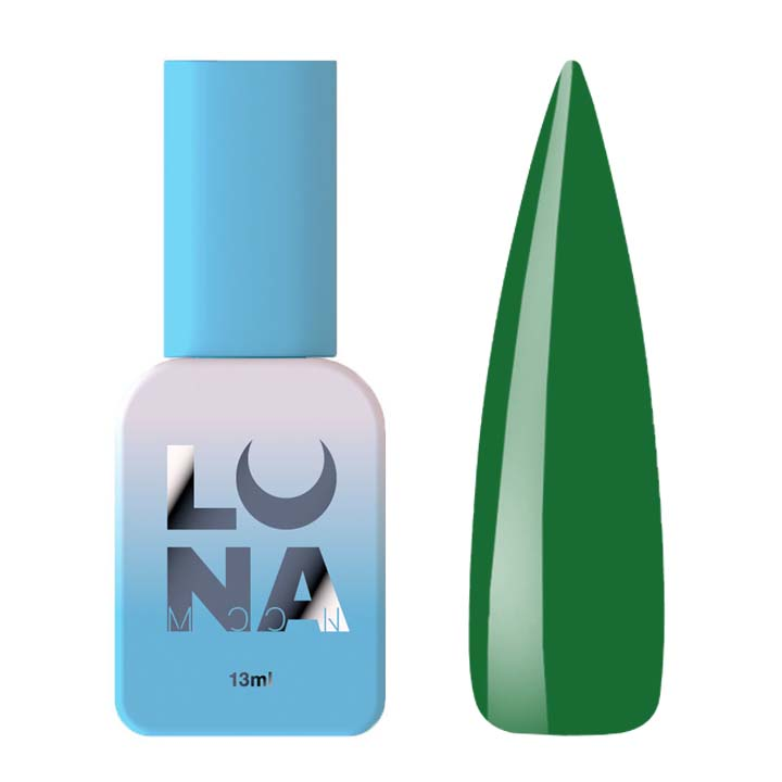 Гель лак для нігтів LUNA Color №102 (зелений) 13 мл