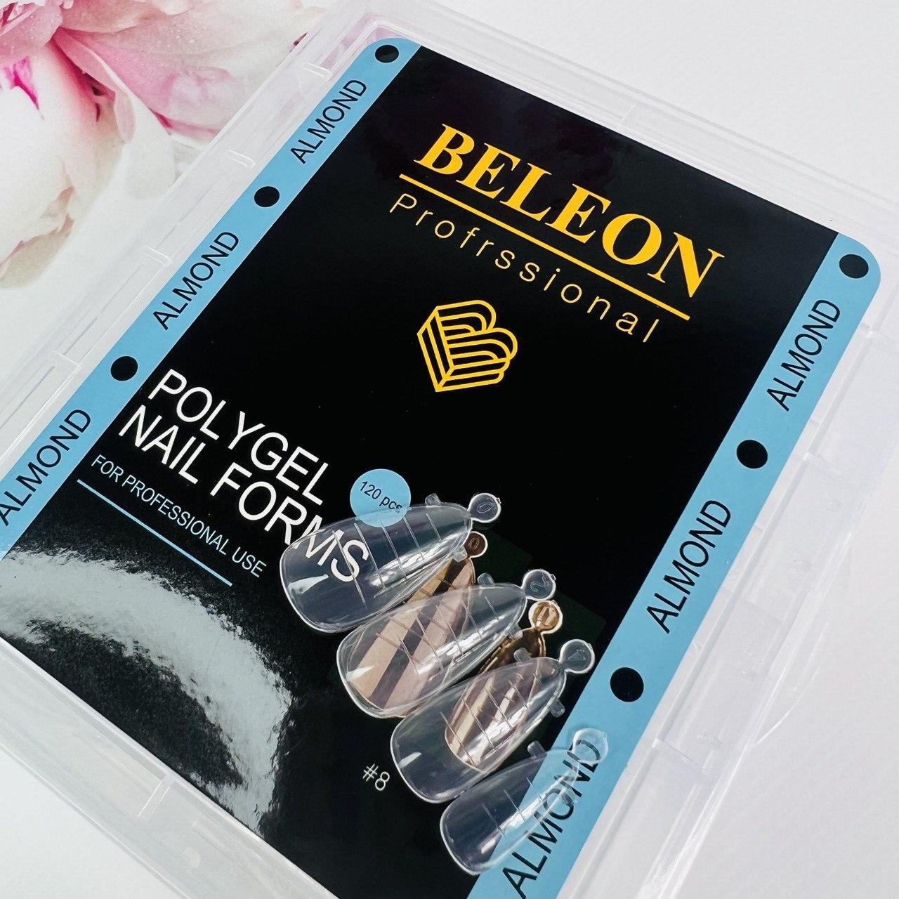 Формы верхние для наращивания BELEON №008 Almond 120 шт