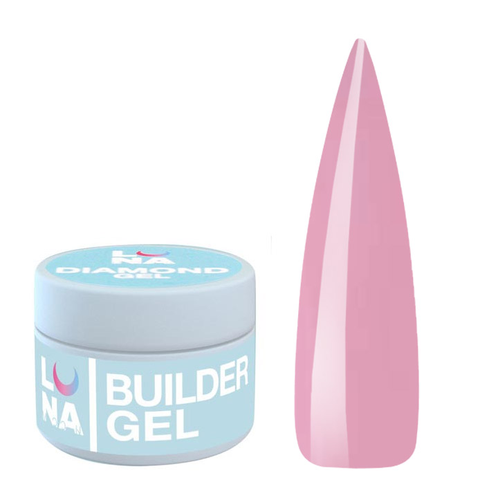 Гель для нарощування нігтів LUNA Premium Gel №015 (рожевий) 30 мл