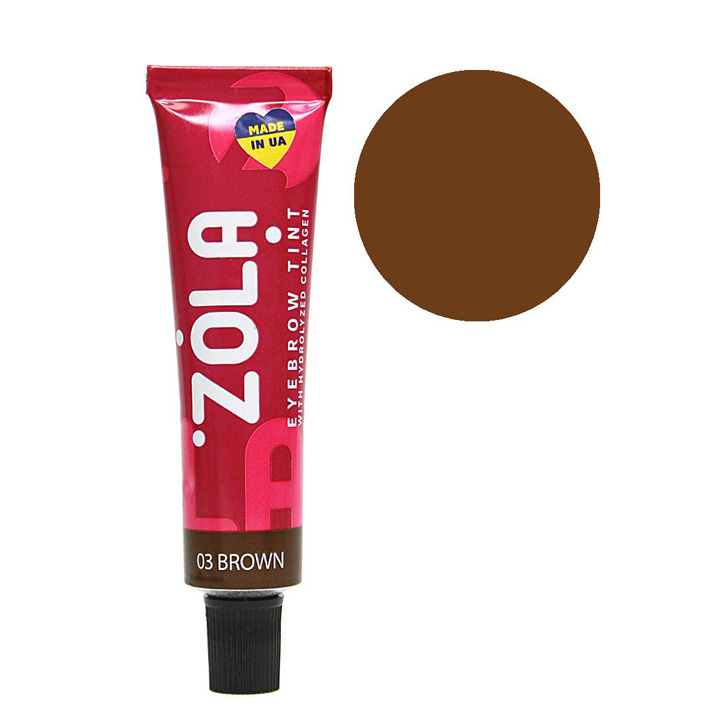 Фарба для брів ZOLA №03 Brown 15 мл