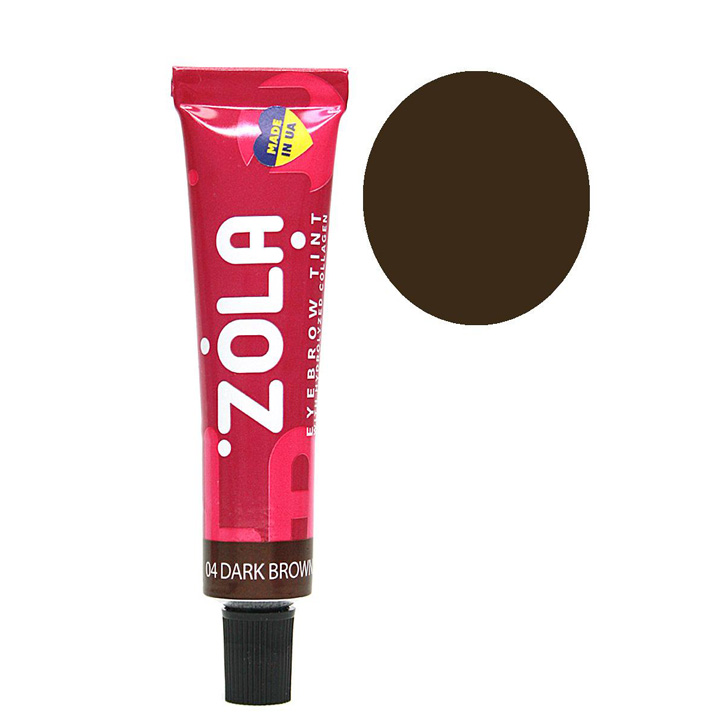 Фарба для брів ZOLA №04 Dark Brown 15 мл