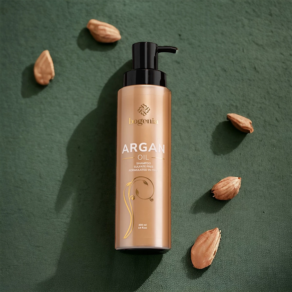 Шампунь для волос Bogenia BG411 (001) с маслом арганы "Argan Oil" 400 мл