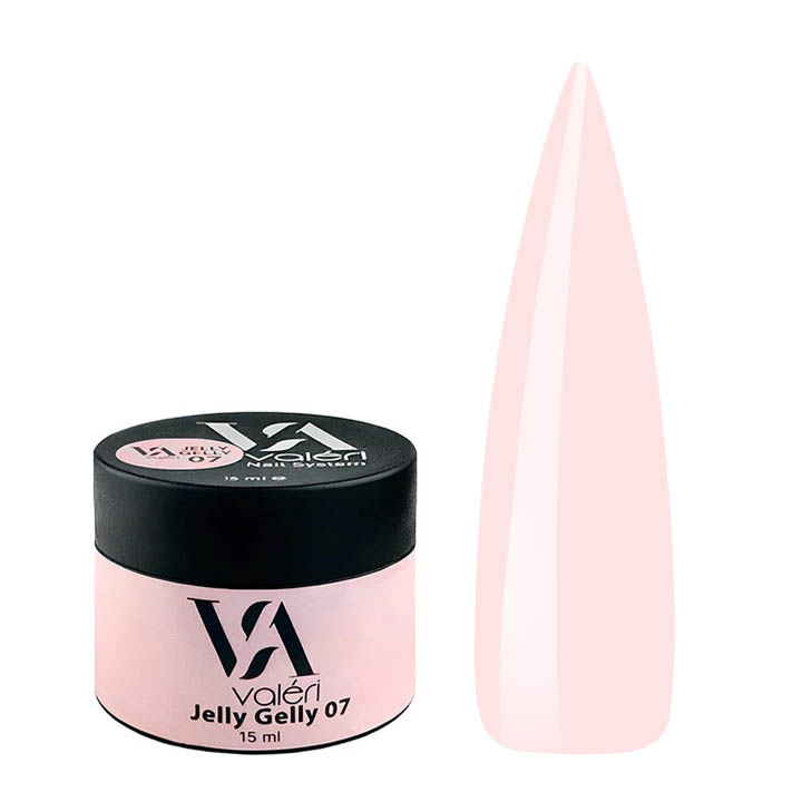 Гель желе Valeri Jelly Gelly №007 (блідо-рожевий) 15 мл