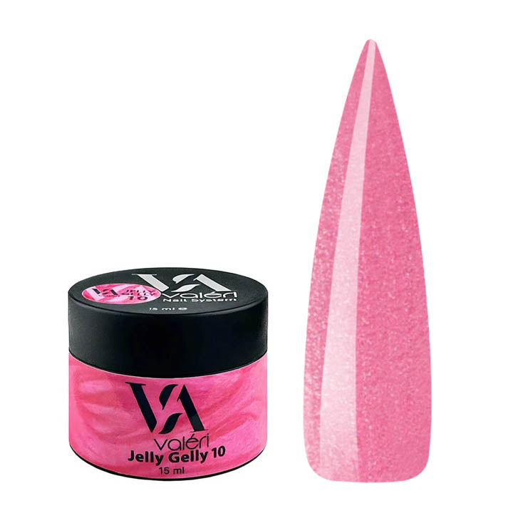 Гель желе Valeri Jelly Gelly №010 (розовый перламутр) 15 мл