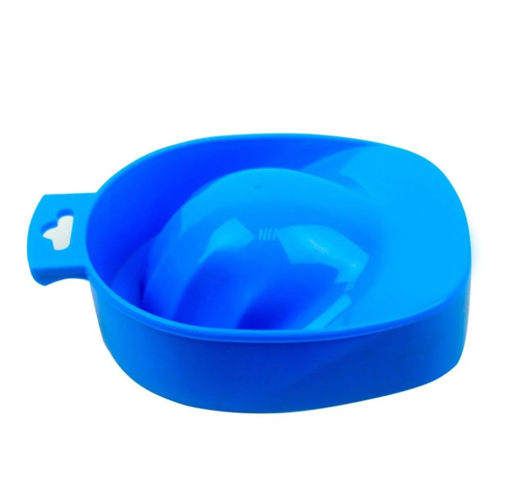 Ванночка для маникюра NoName синяя пластмассовая
