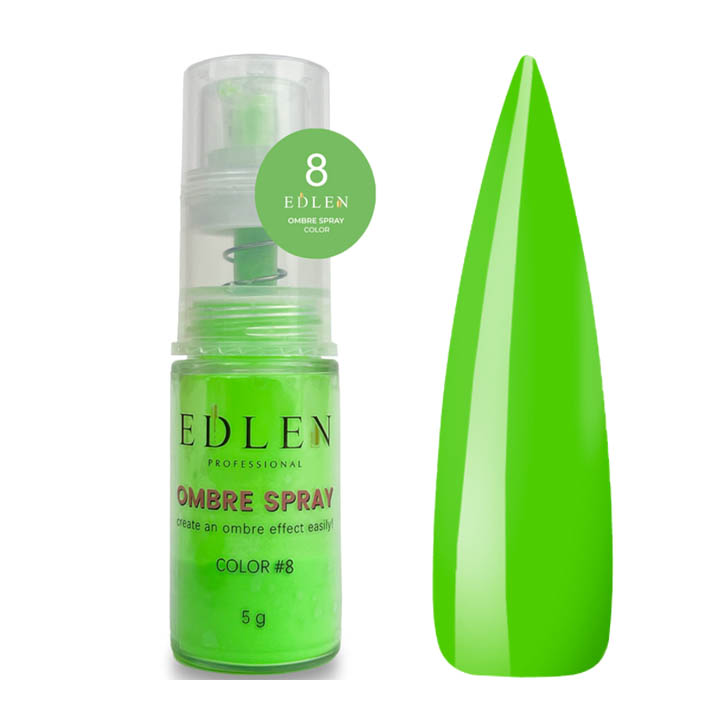 Спрей для ефекту омбре Edlen Ombre Spray Color №008 (зелений) 5 мл