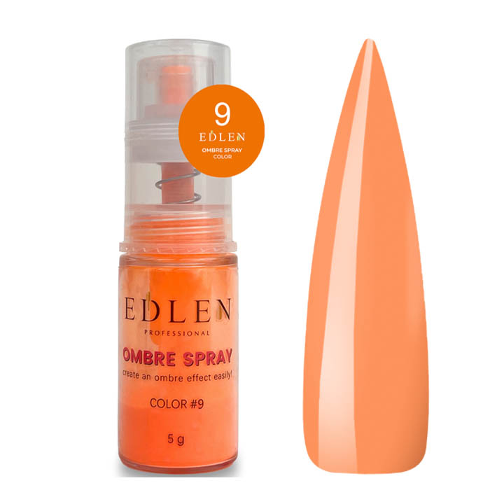 Спрей для ефекту омбре Edlen Ombre Spray Color №009 (помаранчевий) 5 мл