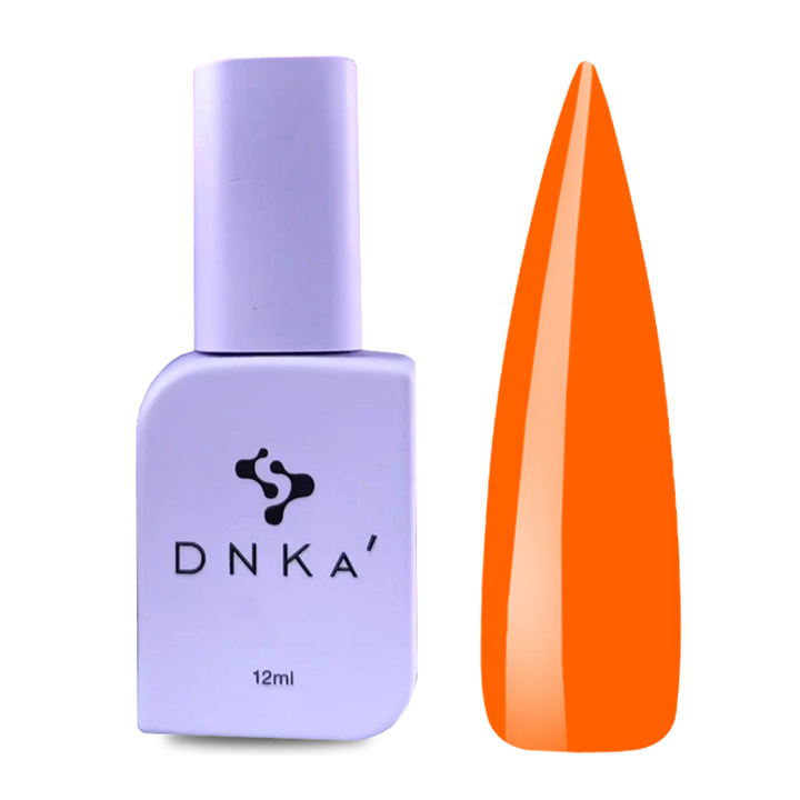 Гель-лак для нігтів DNKa №0117 (помаранчевий неон) 12 мл