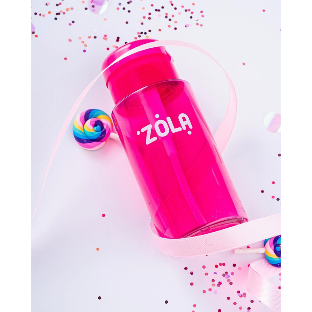 Емкость пластиковая ZOLA для жидкости с насосом-дозатором Pink
