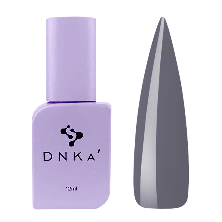 Гель-лак для ногтей DNKa №0019 (темно-серый, эмаль), 12 мл