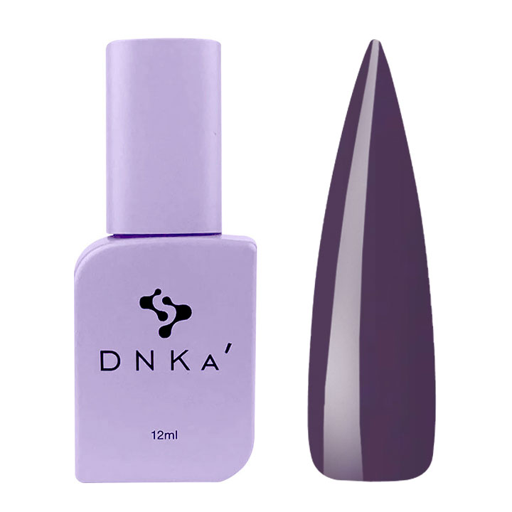 Гель-лак для ногтей DNKa №0020 (темно-фиолетовый, эмаль), 12 мл
