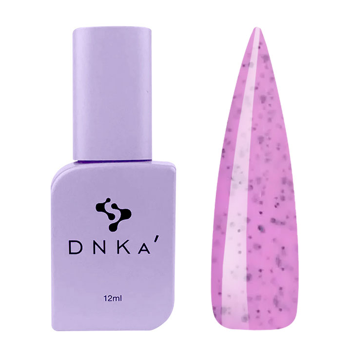 Гель-лак для нігтів DNKa №0045 (світло-фіолетовий з крихтою, емаль), 12 мл