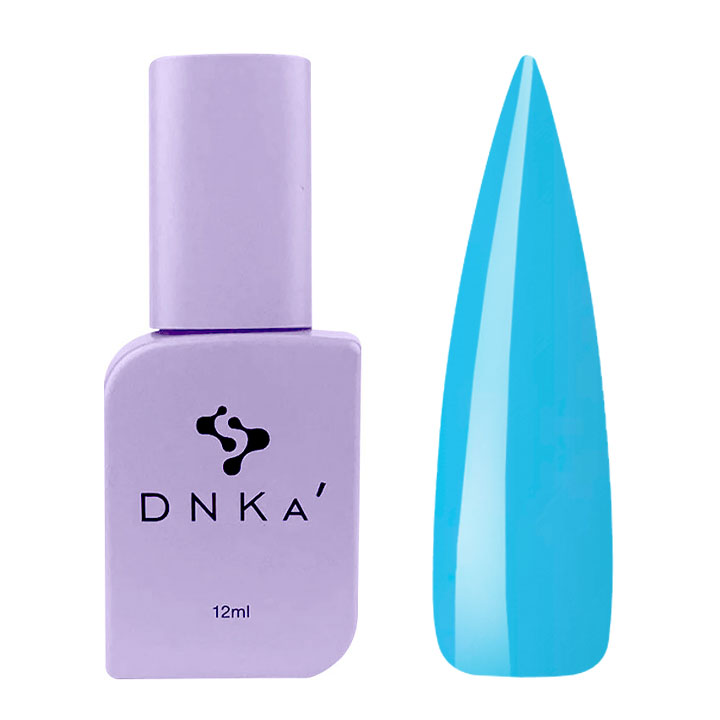 Гель-лак для ногтей DNKa №0049 (бирюзово-голубой, эмаль), 12 мл
