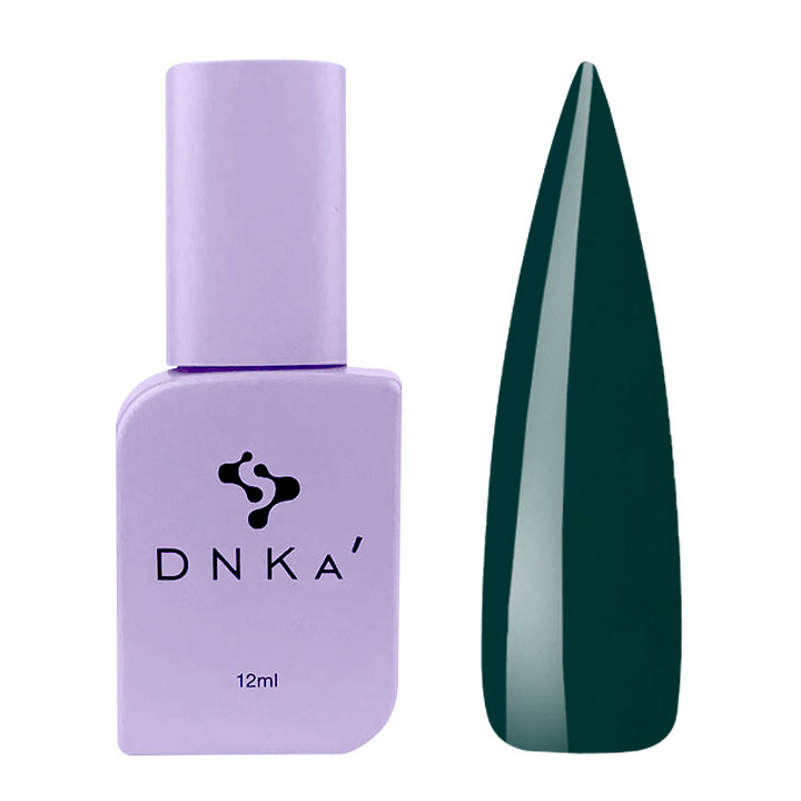 Гель-лак для ногтей DNKa №0056 (темно-зеленый, эмаль), 12 мл