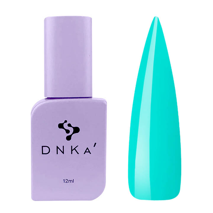 Гель-лак для ногтей DNKa DNKa №0074 (голубовато-бирюзовый, эмаль), 12 мл