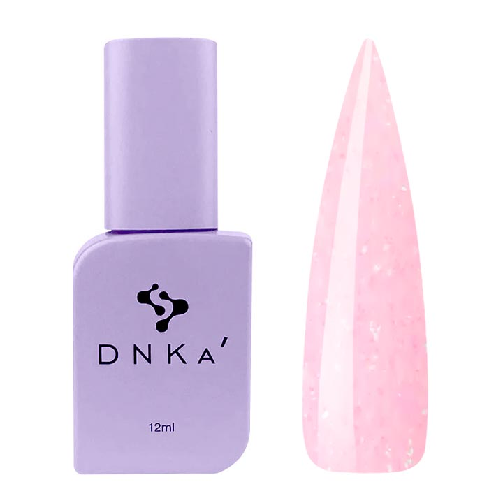 Гель-лак для нігтів DNKa №0093 (світло-рожевий з блискітками, емаль), 12 мл