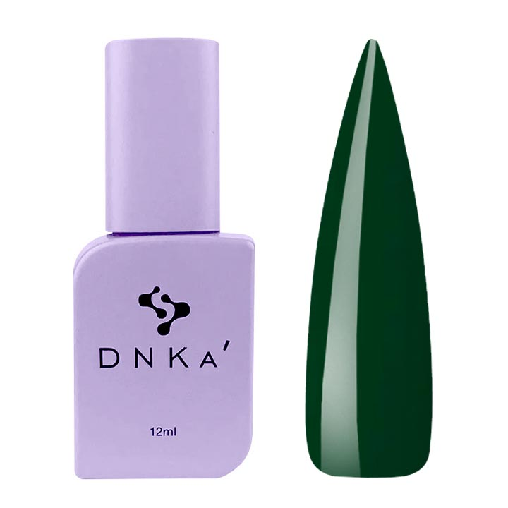 Гель-лак для ногтей DNKa №0115 (темно-зеленый, эмаль), 12 мл