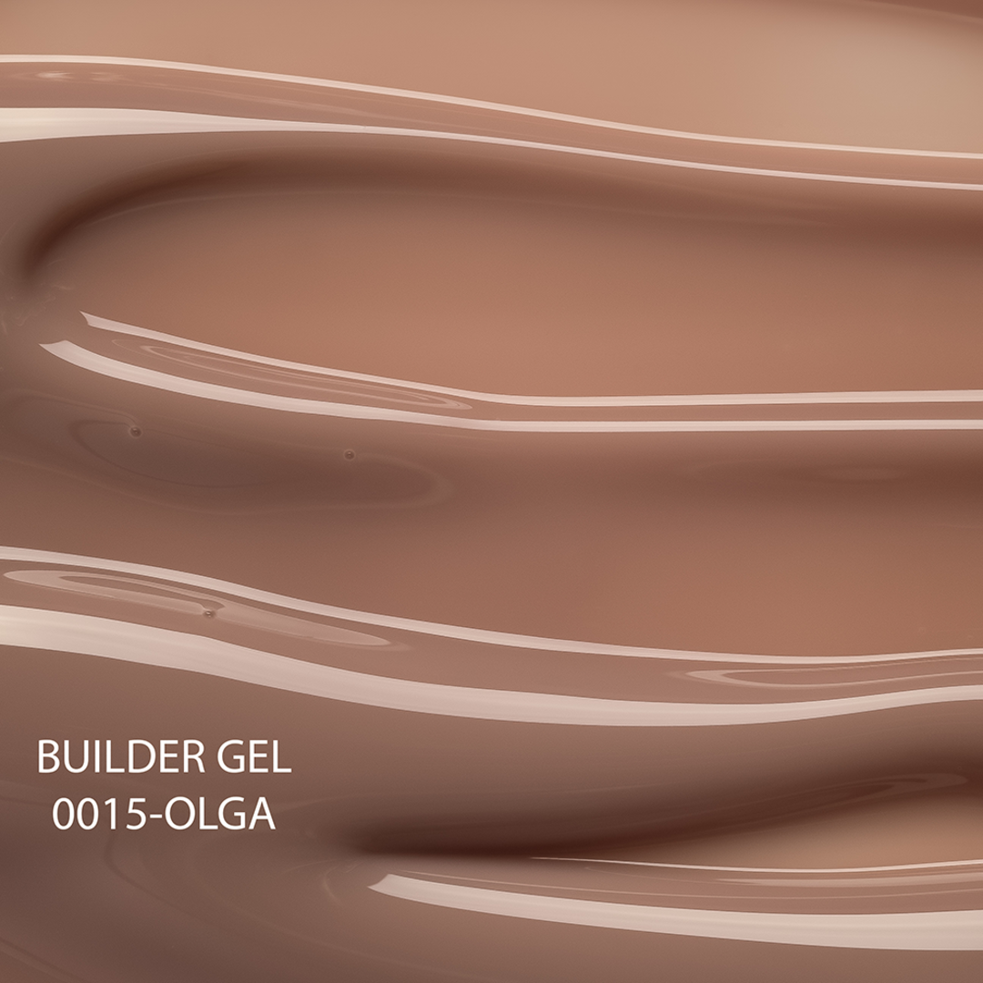 Гель для нарощення нігтів DNKa Builder Gel №0015 Olga (темний нюд) 30 мл