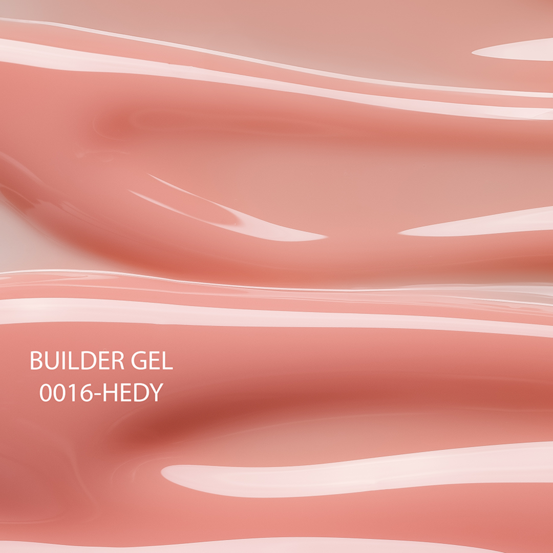 Гель для нарощення нігтів DNKa Builder Gel №0016 Hedy (персиковий) 30 мл