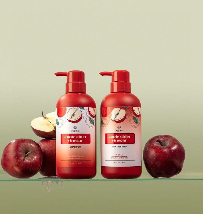 Кондиционер для волос Bogenia BG413 №002 "Apple Cider Vinegar" 450 мл