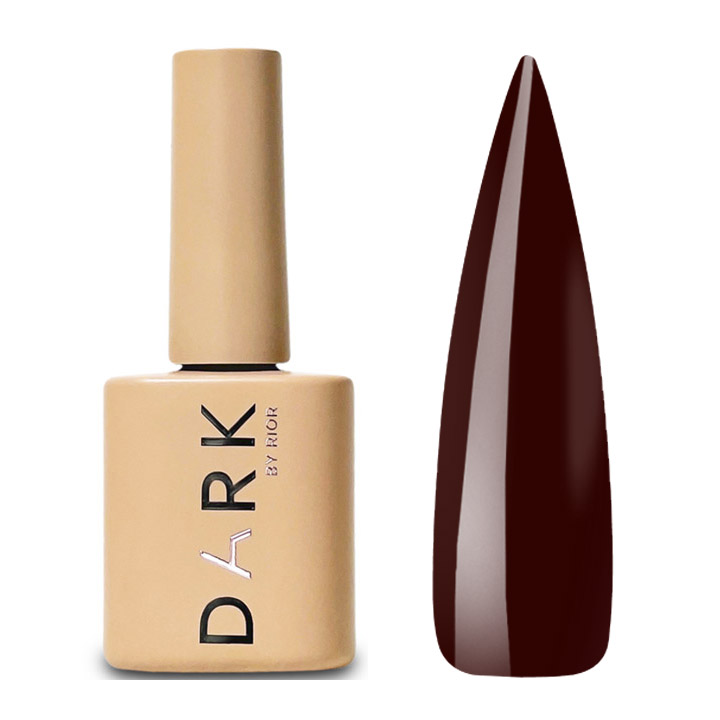 Гель лак Dark gel polish new collection №078 (бордовий) 10 мл