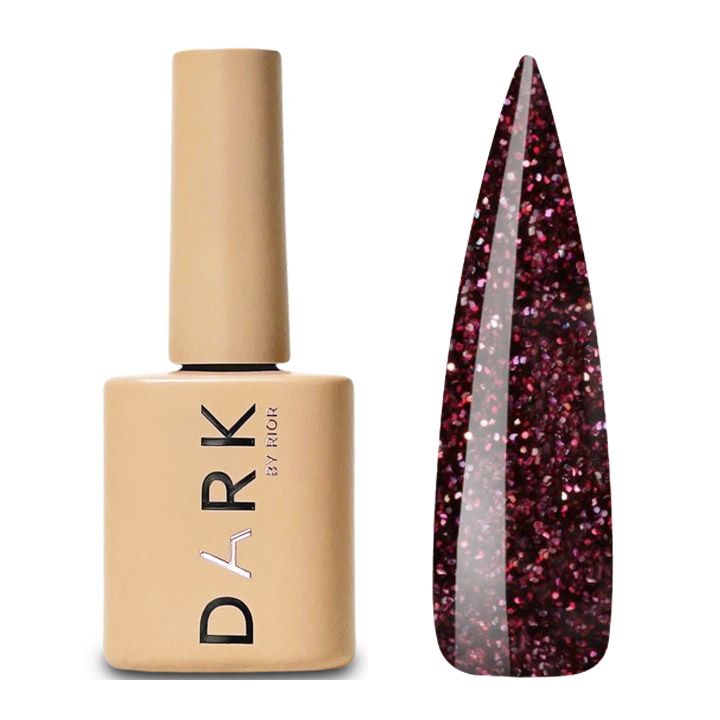 Гель лак Dark gel polish Cosmos №122 (бордовый) 10 мл