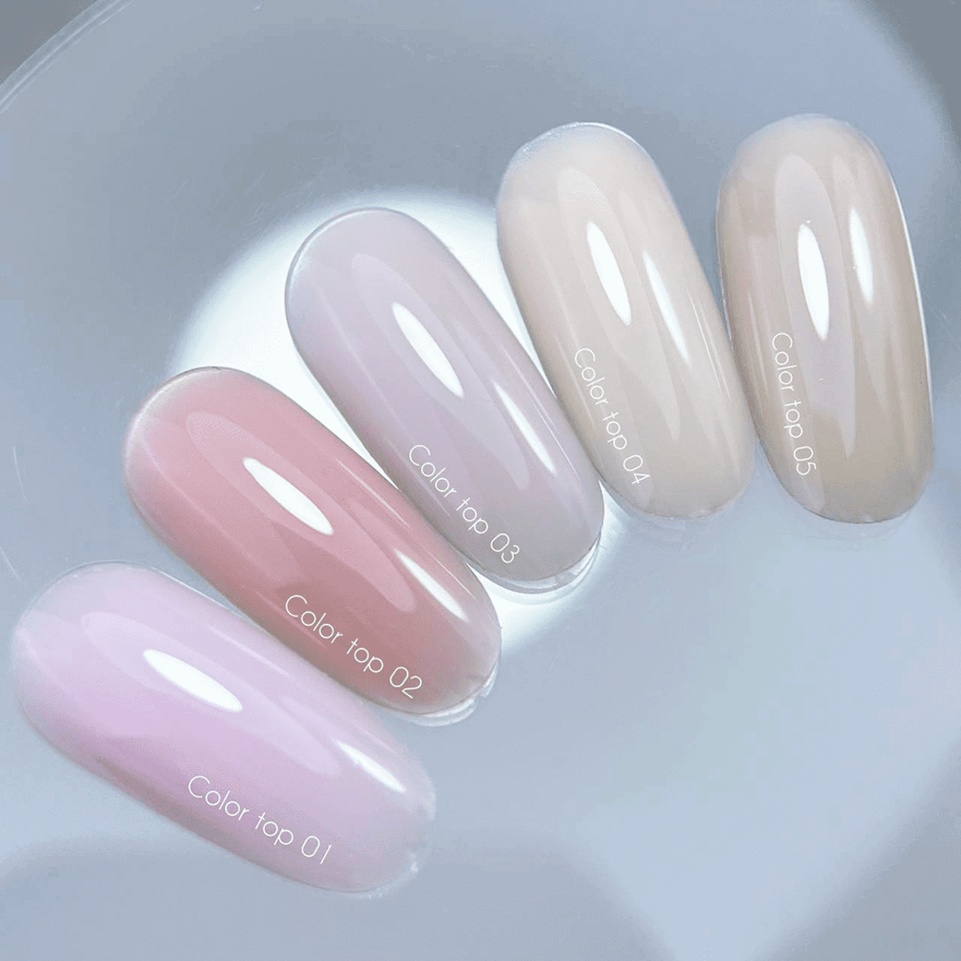 Топ для ногтей NAILSOFTHEDAY Top Color №001 (бледно-розовый) 10 мл