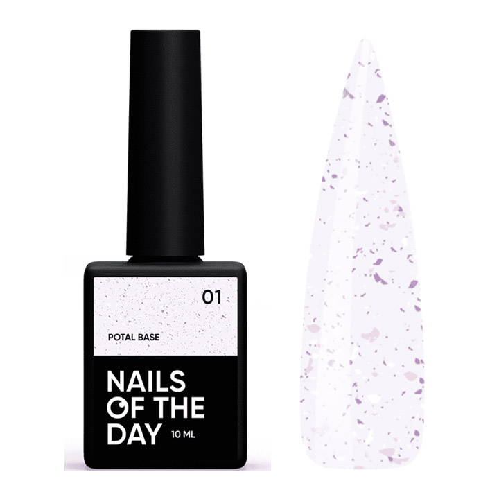 Камуфлююча база для нігтів NAILSOFTHEDAY Base Potal №001 10 мл